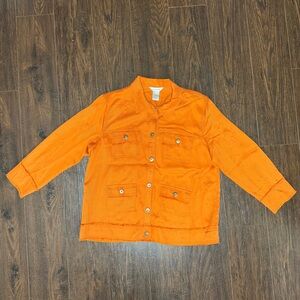 MULTIPLES RUST ORANGE JACKET